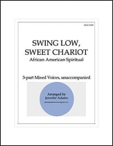 Swing Low, Sweet Chariot Three-Part Mixed choral sheet music cover